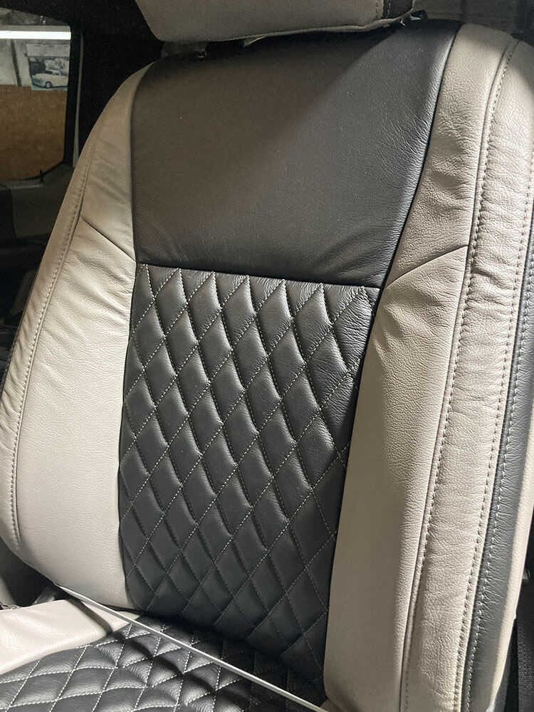 leather kit installed on a f 150